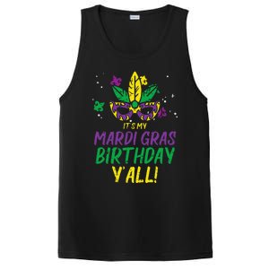 Its My Mardi Gras Birthday Yall Mardi Gras PosiCharge Competitor Tank