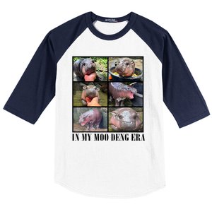 In My Moo Deng Era  Moo Deng Lover Baseball Sleeve Shirt