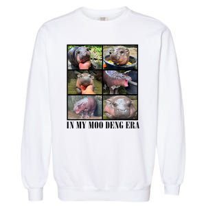 In My Moo Deng Era  Moo Deng Lover Garment-Dyed Sweatshirt