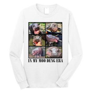 In My Moo Deng Era  Moo Deng Lover Long Sleeve Shirt