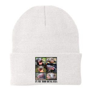 In My Moo Deng Era  Moo Deng Lover Knit Cap Winter Beanie