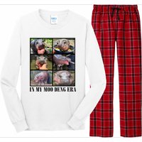 In My Moo Deng Era  Moo Deng Lover Long Sleeve Pajama Set