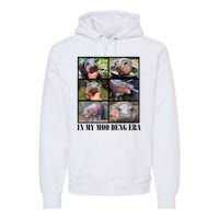 In My Moo Deng Era  Moo Deng Lover Premium Hoodie