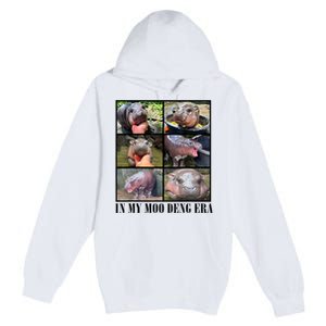 In My Moo Deng Era  Moo Deng Lover Premium Pullover Hoodie