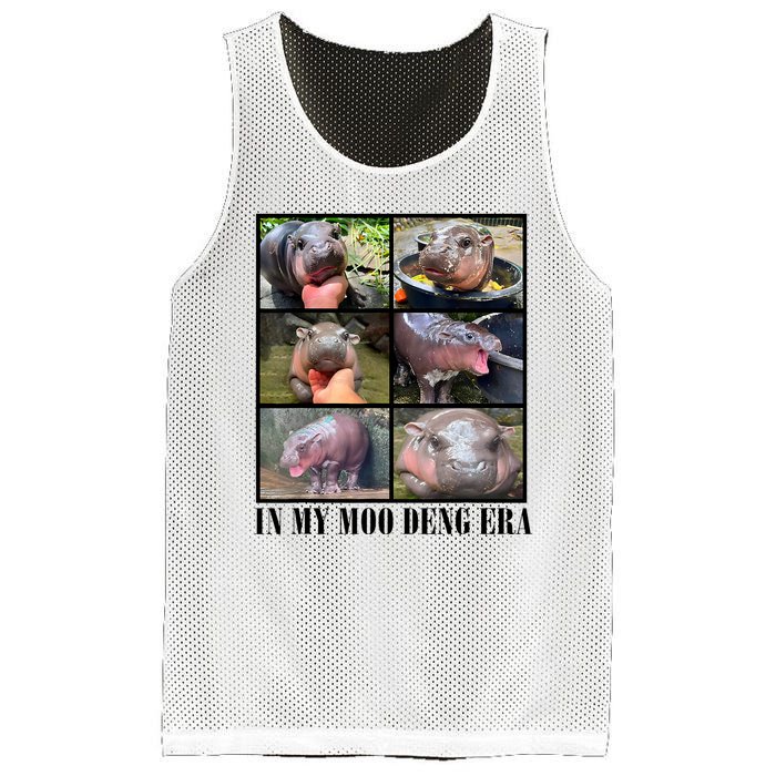 In My Moo Deng Era  Moo Deng Lover Mesh Reversible Basketball Jersey Tank