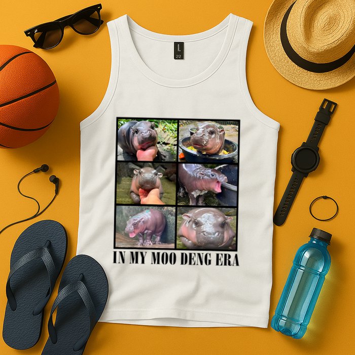 In My Moo Deng Era  Moo Deng Lover Tank Top