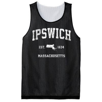 Ipswich Massachusetts Ma Vintage Sports Mesh Reversible Basketball Jersey Tank