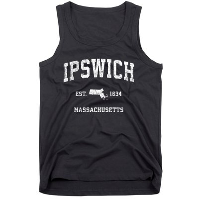 Ipswich Massachusetts Ma Vintage Sports Tank Top