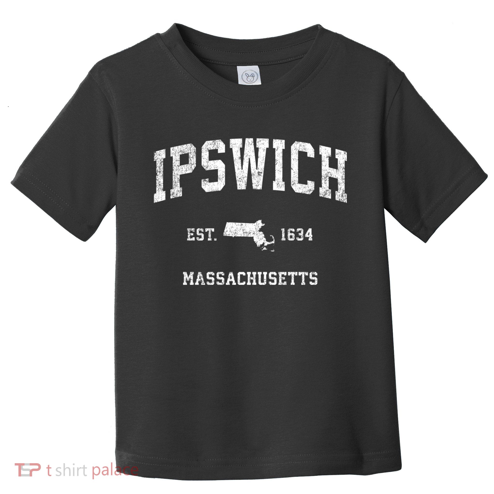 Ipswich Massachusetts Ma Vintage Sports Toddler T-Shirt