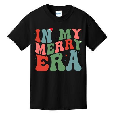 In My Merry Era Retro Christmas Kids T-Shirt