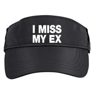 I Miss My Ex Adult Drive Performance Visor