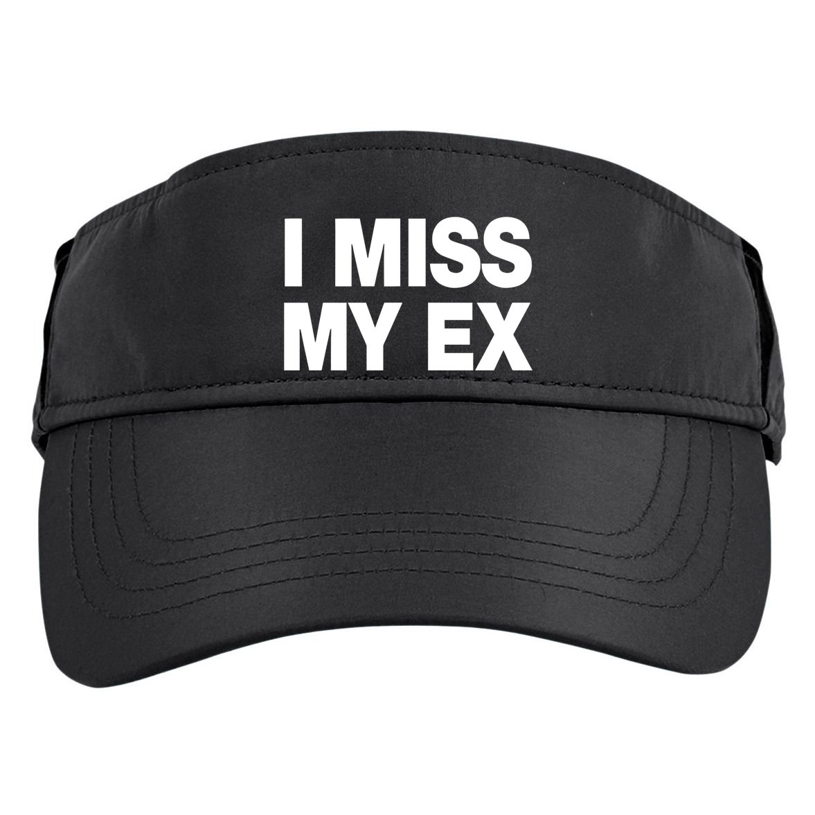 I Miss My Ex Adult Drive Performance Visor