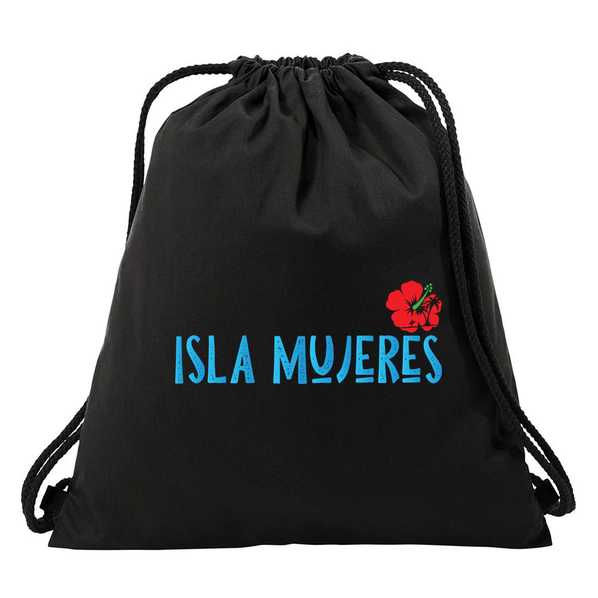 Isla Mujeres Mexico Vacation Souvenirs Matching Family Trip Funny Gift Drawstring Bag