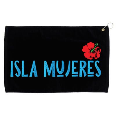 Isla Mujeres Mexico Vacation Souvenirs Matching Family Trip Funny Gift Grommeted Golf Towel