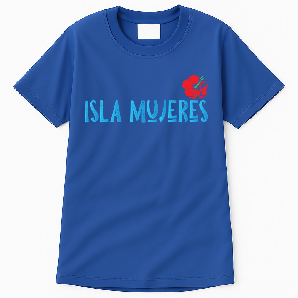 Isla Mujeres Mexico Vacation Souvenirs Matching Family Trip Funny Gift Tall T-Shirt