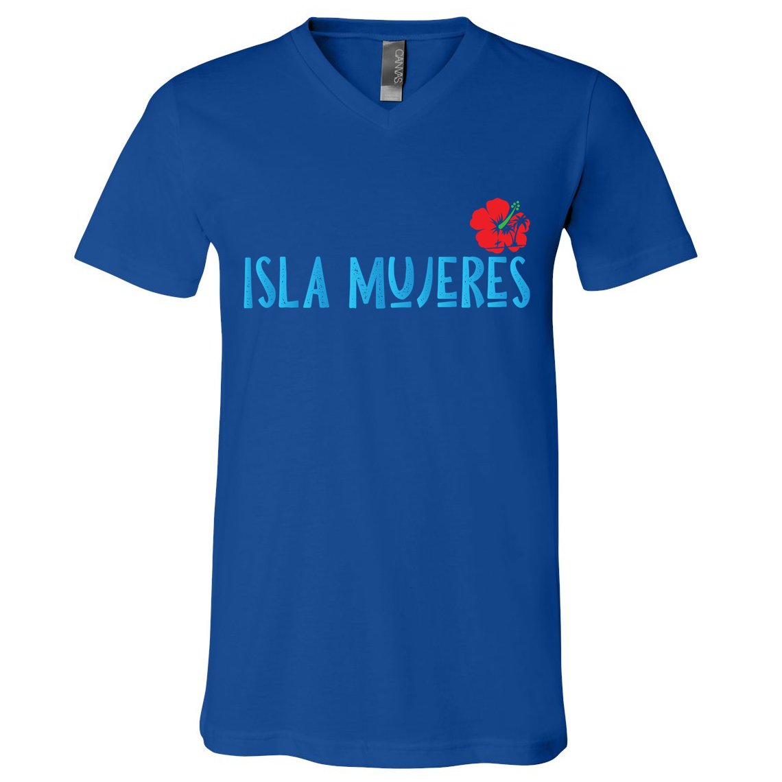 Isla Mujeres Mexico Vacation Souvenirs Matching Family Trip Funny Gift V-Neck T-Shirt