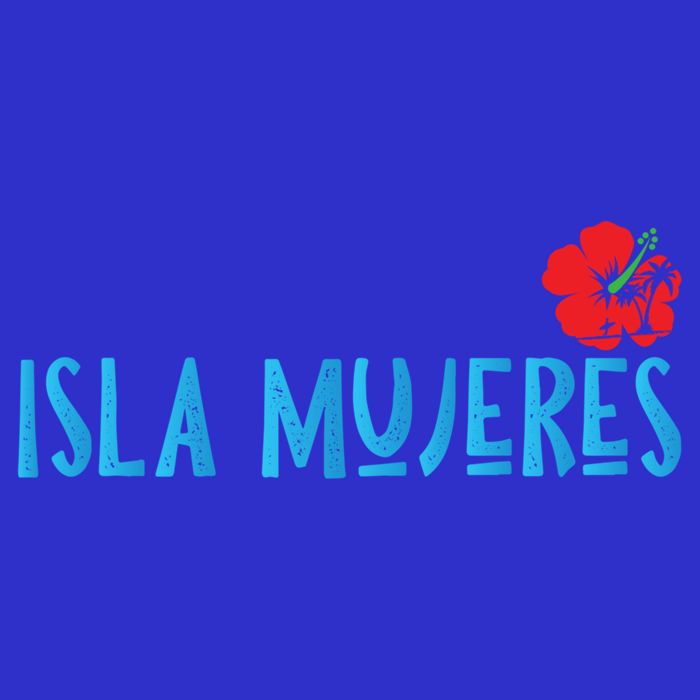 Isla Mujeres Mexico Vacation Souvenirs Matching Family Trip Funny Gift V-Neck T-Shirt