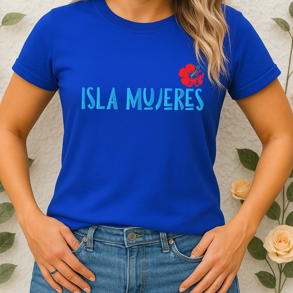 Isla Mujeres Mexico Vacation Souvenirs Matching Family Trip Funny Gift Womens T-Shirt