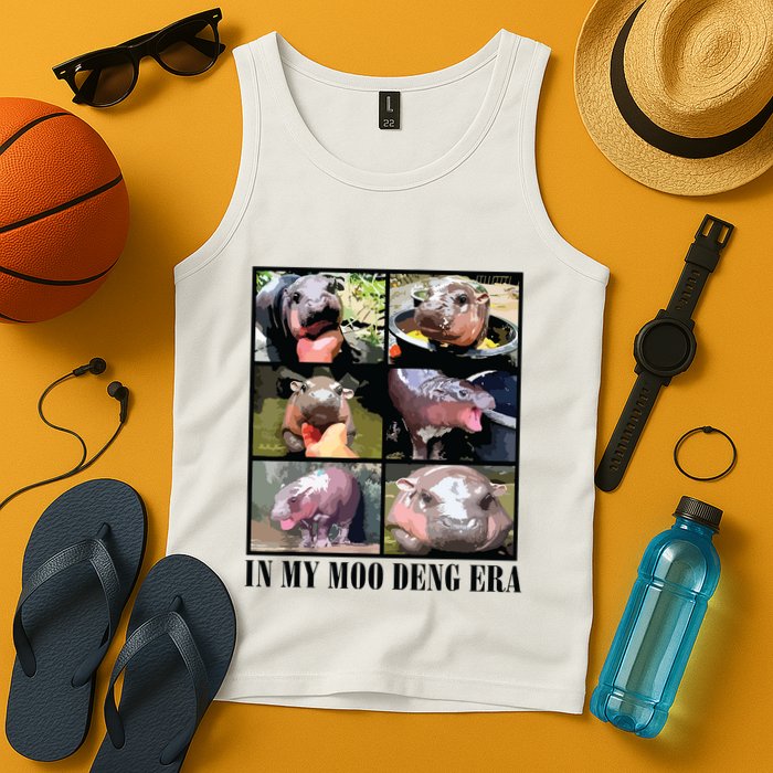 In My Moo Deng Era  Moo Deng Lover Tank Top