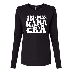 In My Mama Era Cute Mothers Day Womens Cotton Relaxed Long Sleeve T-Shirt