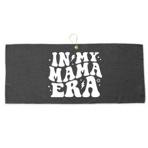 In My Mama Era Cute Mothers Day Large Microfiber Waffle Golf Towel