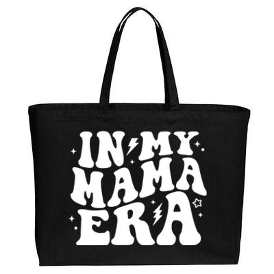 In My Mama Era Cute Mothers Day Cotton Canvas Jumbo Tote