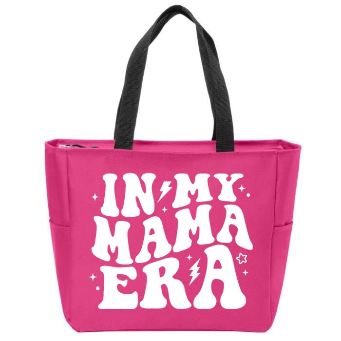 In My Mama Era Cute Mothers Day Zip Tote Bag