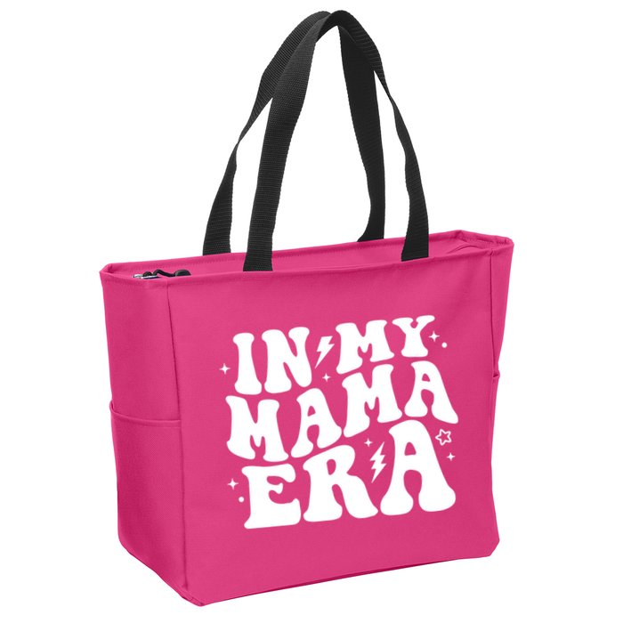 In My Mama Era Cute Mothers Day Zip Tote Bag