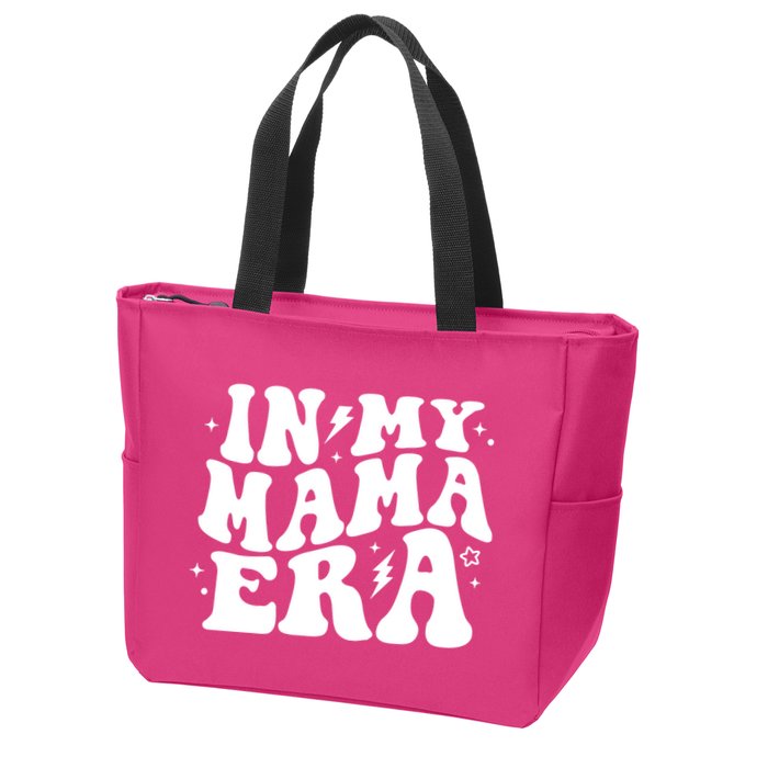 In My Mama Era Cute Mothers Day Zip Tote Bag