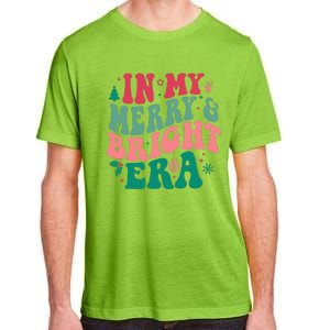 In My Merry and Bright Era Cute Groovy Retro Xmas Christmas  Adult ChromaSoft Performance T-Shirt