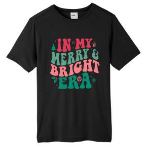 In My Merry and Bright Era Cute Groovy Retro Xmas Christmas  Tall Fusion ChromaSoft Performance T-Shirt