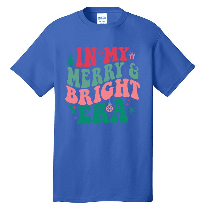 In My Merry and Bright Era Cute Groovy Retro Xmas Christmas  Tall T-Shirt