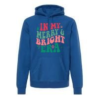 In My Merry and Bright Era Cute Groovy Retro Xmas Christmas  Premium Hoodie