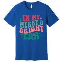 In My Merry and Bright Era Cute Groovy Retro Xmas Christmas  Premium T-Shirt