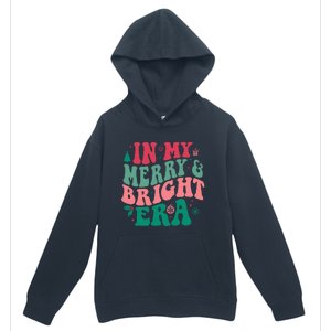 In My Merry and Bright Era Cute Groovy Retro Xmas Christmas  Urban Pullover Hoodie