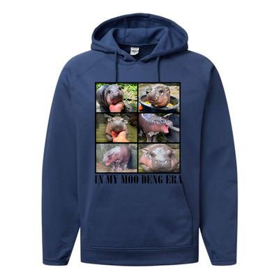 In My Moo Deng Era  Moo Deng Lover Performance Fleece Hoodie