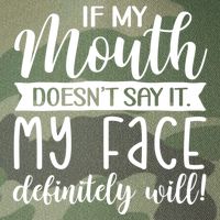 If My Mouth DoesnT Say It My Face Definitely Will Funny Legacy Tie Dye Trucker Hat