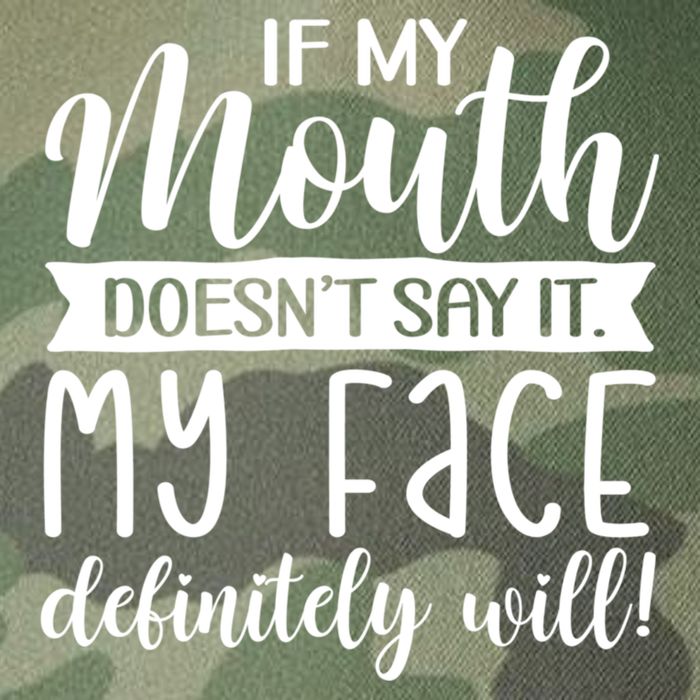 If My Mouth DoesnT Say It My Face Definitely Will Funny Legacy Tie Dye Trucker Hat