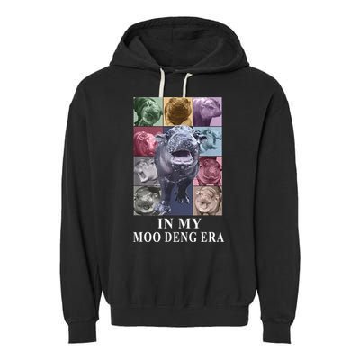 In My Moo Deng Hippo Pygmy Hippopotamus Garment-Dyed Fleece Hoodie