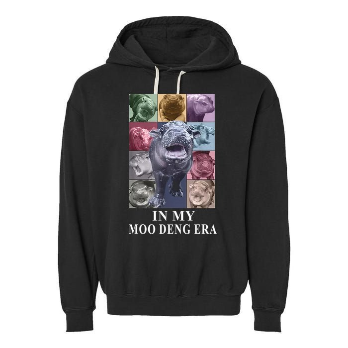 In My Moo Deng Hippo Pygmy Hippopotamus Garment-Dyed Fleece Hoodie