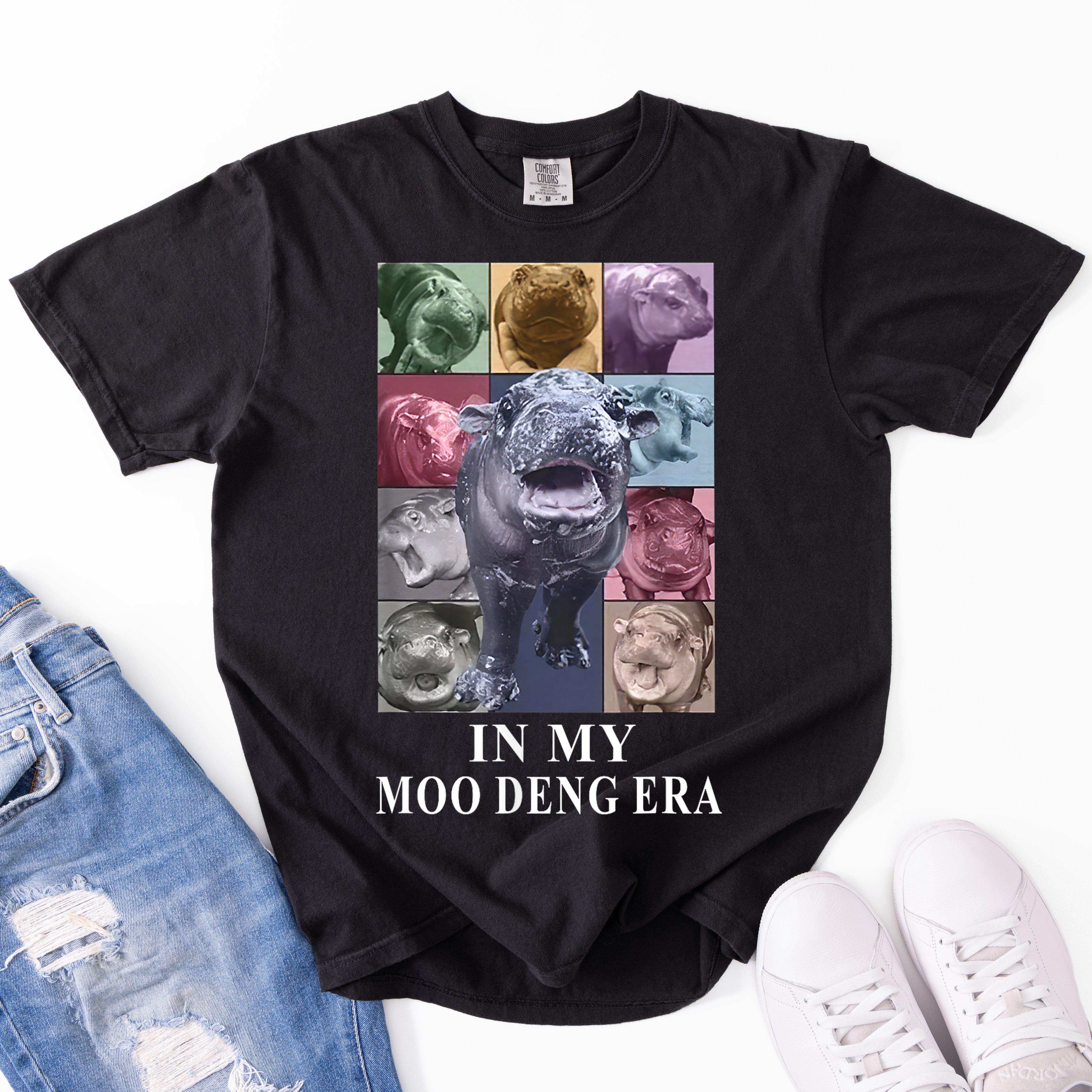 In My Moo Deng Hippo Pygmy Hippopotamus Comfort Colors T-Shirt