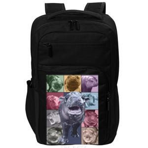 In My Moo Deng Hippo Pygmy Hippopotamus Impact Tech Backpack