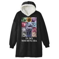 In My Moo Deng Hippo Pygmy Hippopotamus Hooded Wearable Blanket