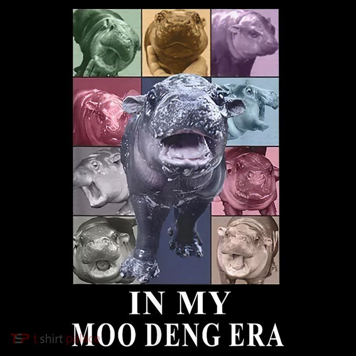 In My Moo Deng Hippo Pygmy Hippopotamus Hooded Wearable Blanket