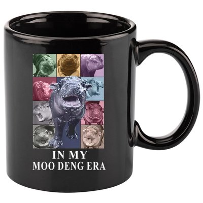 In My Moo Deng Hippo Pygmy Hippopotamus 11oz C Handle Ceramic Mug