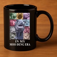 In My Moo Deng Hippo Pygmy Hippopotamus 11oz C Handle Ceramic Mug