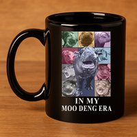 In My Moo Deng Hippo Pygmy Hippopotamus 11oz C Handle Ceramic Mug