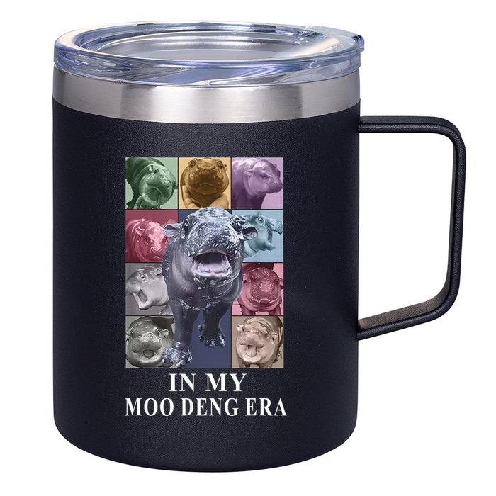 In My Moo Deng Hippo Pygmy Hippopotamus 12oz Stainless Steel Coffee Mug