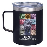 In My Moo Deng Hippo Pygmy Hippopotamus 12oz Stainless Steel Coffee Mug