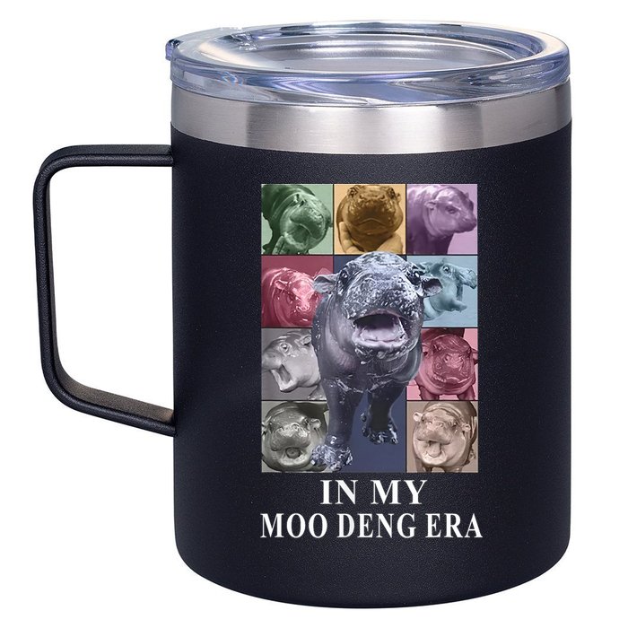 In My Moo Deng Hippo Pygmy Hippopotamus 12oz Stainless Steel Coffee Mug